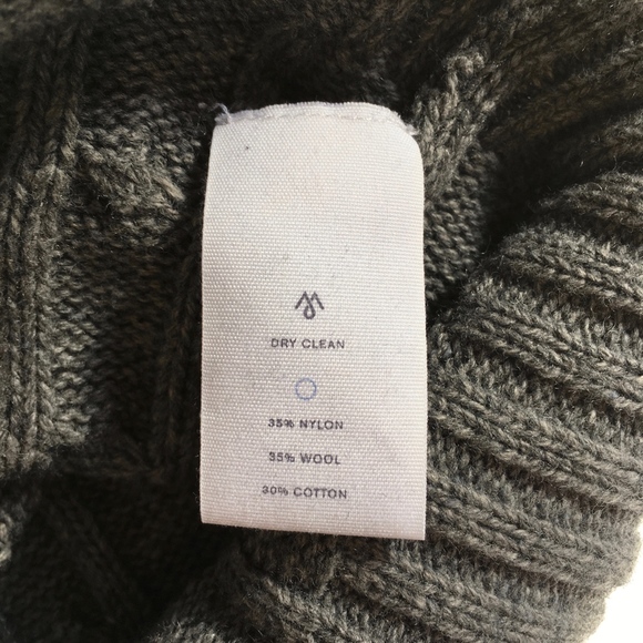 Martin + Osa Wool/Cotton Chunky Cableknit Pullover Sweater sz M - Picture 8 of 8